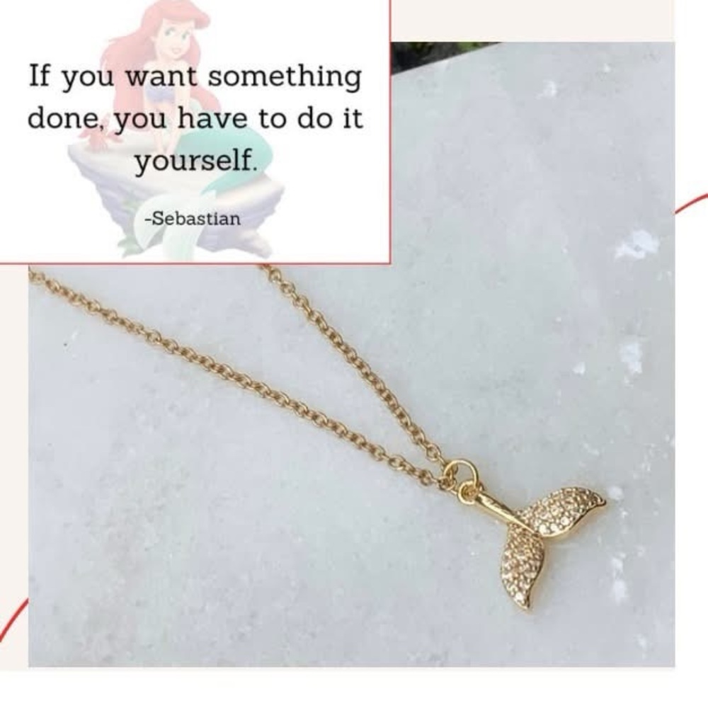 Ariel inspired necklace 🧜🏼‍♀️